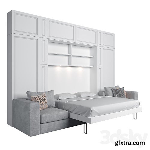 3dsky Pro - Olissys convertible wardrobe