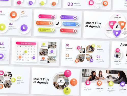 'Agenda Infographic PowerPoint Presentation Template'