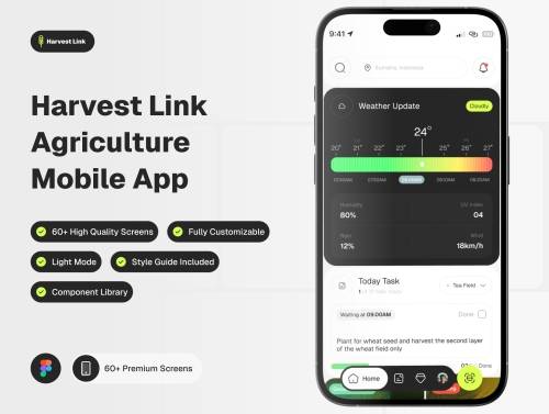 'Harvest Link - Agriculture Mobile Monitoring App'