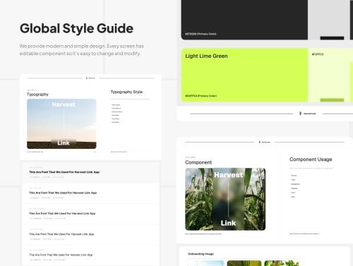 'Harvest Link - Agriculture Mobile Monitoring App'