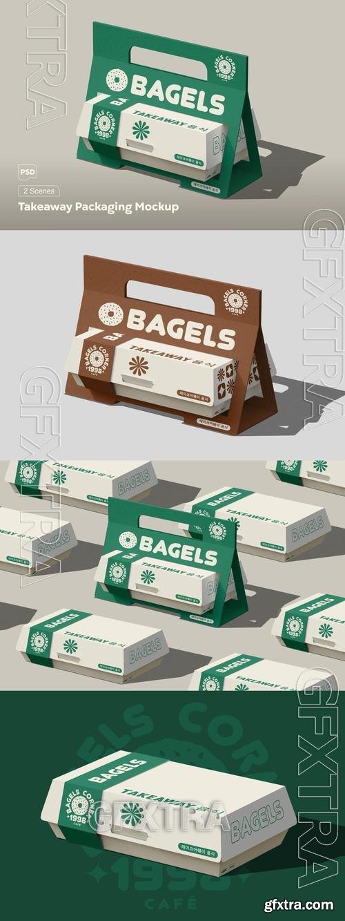 Takeaway Food Packaging Mockup BH38DR6