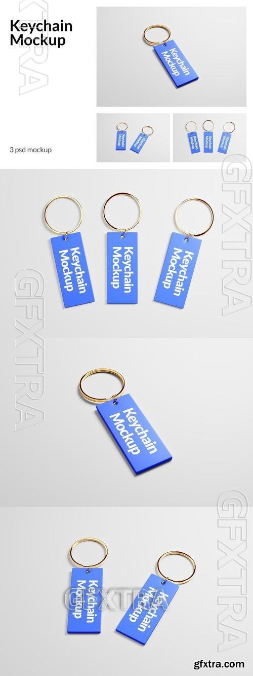 Keychain Mockup VTR5RG6