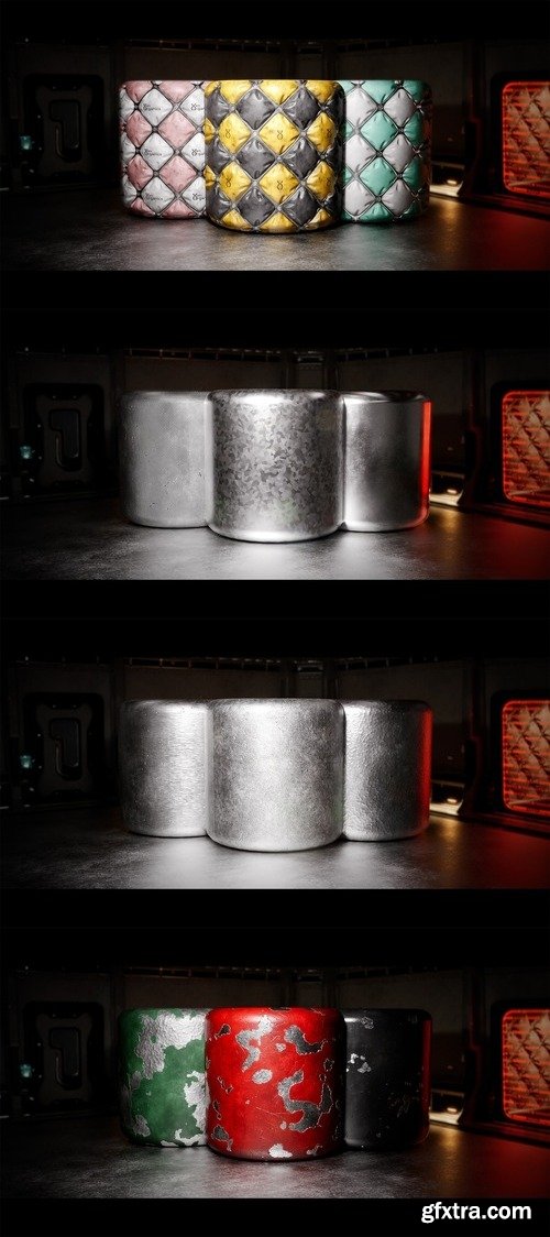 Procedural PBR Sci-fi Material Pack v5.3+