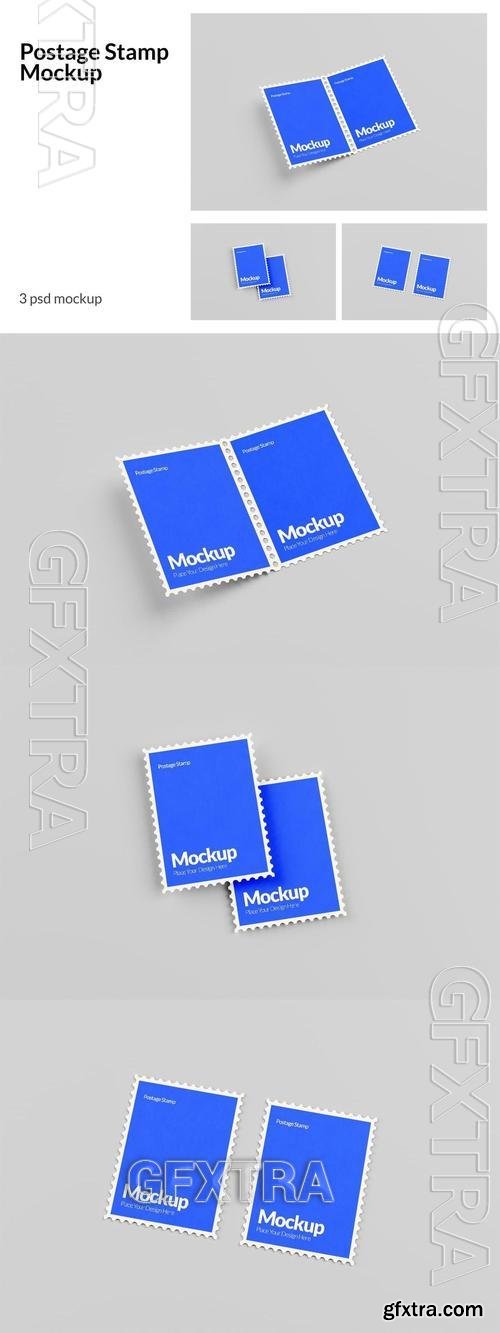 Postage Stamp Mockup EP7ADPU Postage Stamp Mockup EP7ADPU