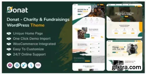 Themeforest - Donat v1.0 - Charity & Fundraising WordPress Theme 56746390