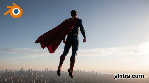 Skillshare - Create a Superman Scene in Blender  VFX & Animation for All Levels