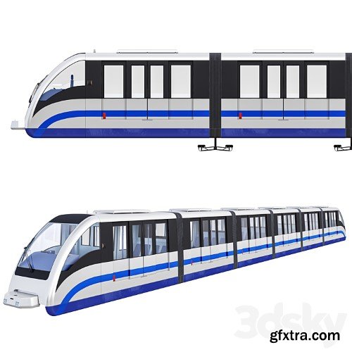 3dsky Pro - MONORAIL TRAIN