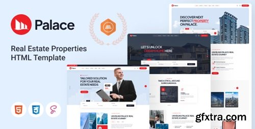 ThemeForest - Palace- Real Estate Property Rental HTML Template 52620096 v1.0