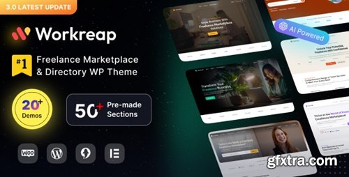 Themeforest - Workreap - Freelance Marketplace WordPress Theme 23712454 v3.1.1