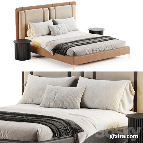 3dsky Pro - Figaro Headboard bed