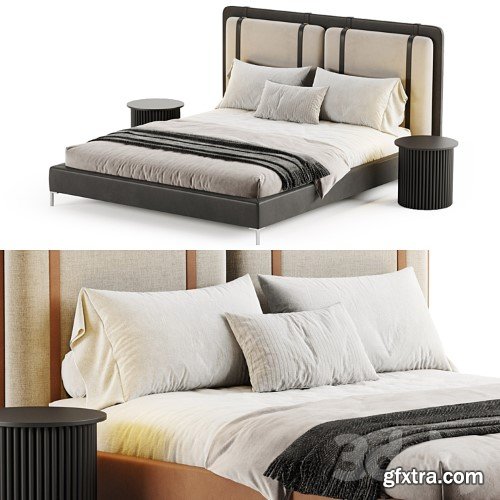 3dsky Pro - Figaro Headboard bed