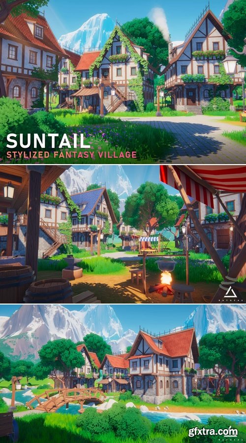 Unity Assetstore - SUNTAIL - Stylized Fantasy Village v1.1.6