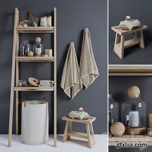 3dsky Pro - Bathroom decorative set # 8