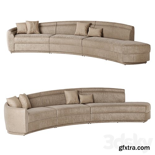 3dsky Pro - Interlude Home Capri Sectional Plinth