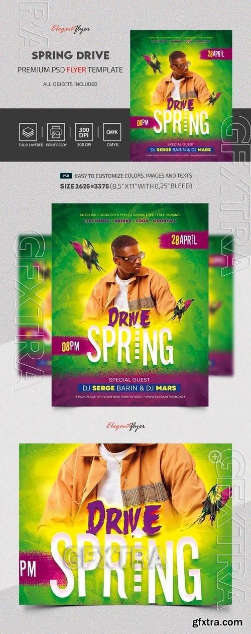 Spring Drive Party - Premium PSD Flyer Template