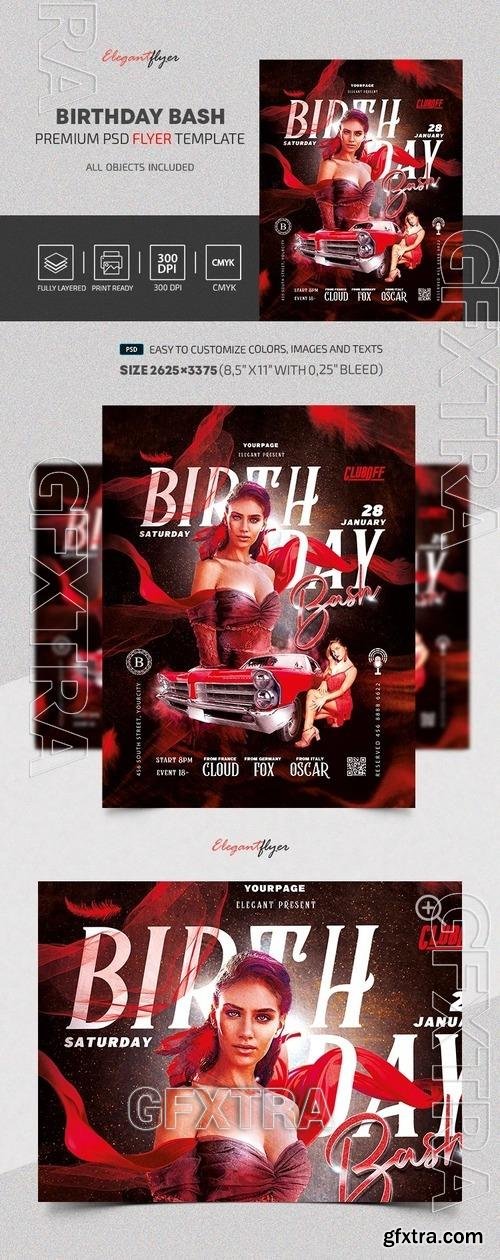 Birthday Bash - Premium Flyer template (PSD) Birthday Bash - Premium Flyer template (PSD)