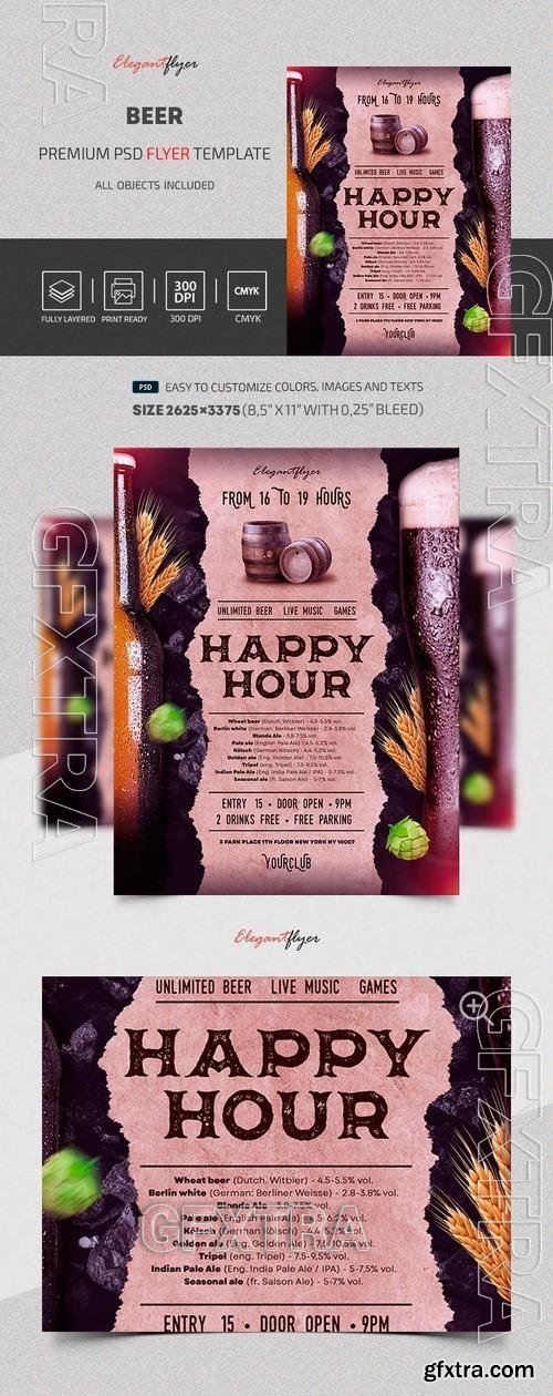Beer Flyer - Premium Flyer template (PSD)