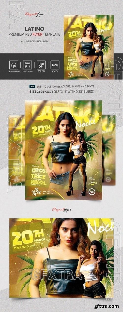 Latino Party Flyer - Premium Flyer template (PSD) Latino Party Flyer - Premium Flyer template (PSD)