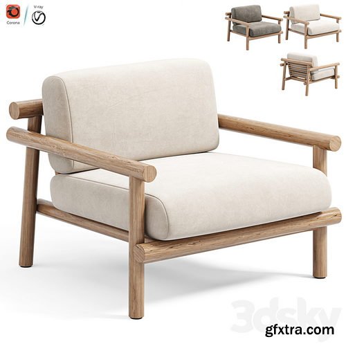 3DSky Pro - Ayana armchair by B&B Italia