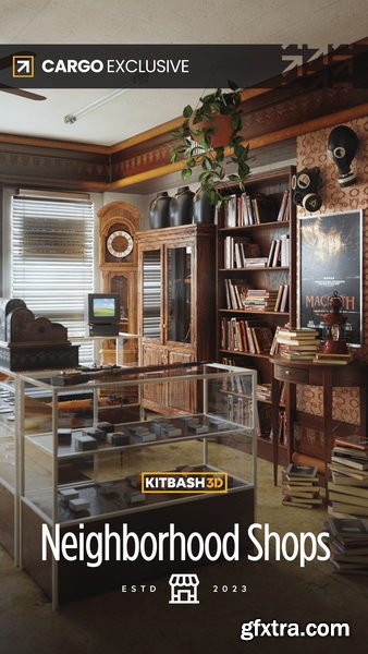 KitBash3D - Neighborhood Shops