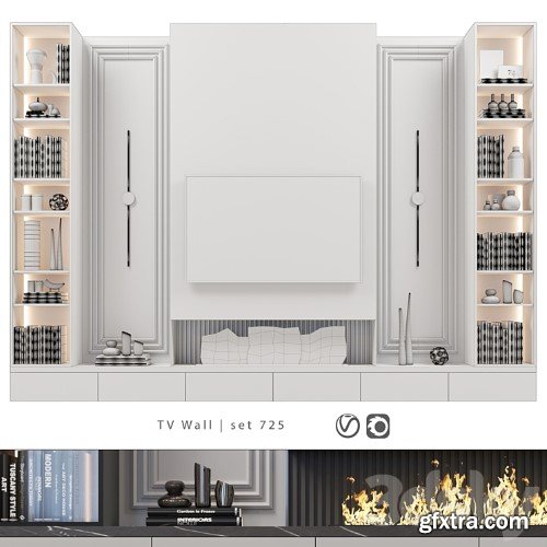 3dsky Pro - TV Wall | set 725