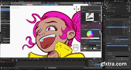 CGCookie - DRAW! An Introduction to Blender\'s Grease Pencil