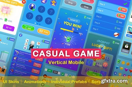 Unity Assetstore - Casual Puzzle Game UI Pack v1.0