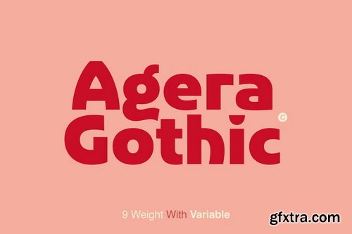 CreativeMarket - Agera Gothic Display Font