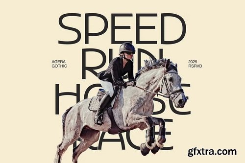 CreativeMarket - Agera Gothic Display Font