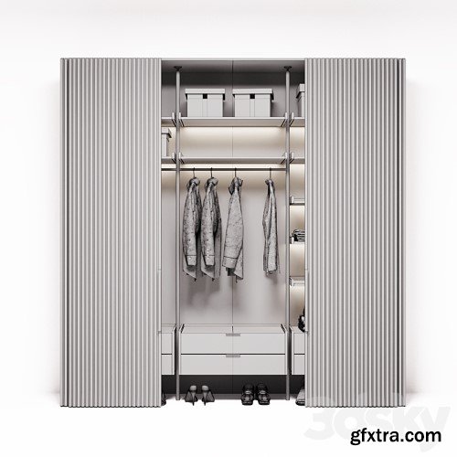 3dsky Pro - Poliform wardrobe