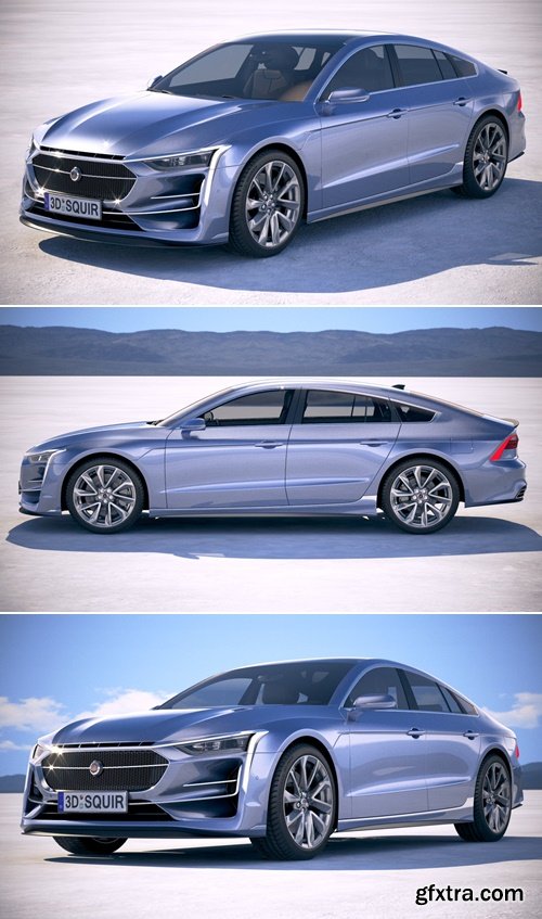 Universal Sedan 2020 3D model