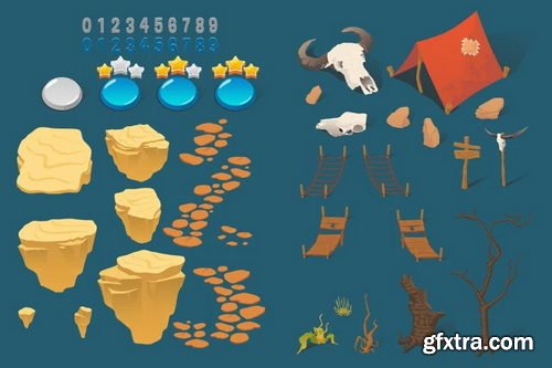 Craftpix - Wasteland Level Map 2D Backgrounds