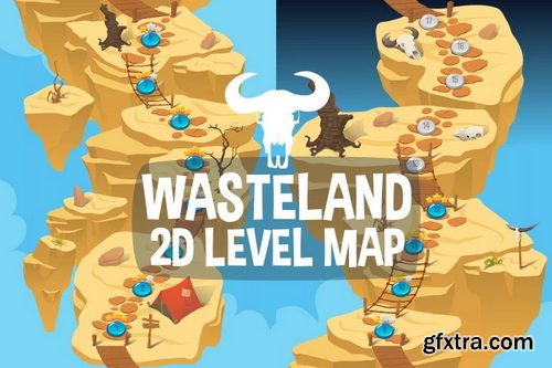 Craftpix - Wasteland Level Map 2D Backgrounds
