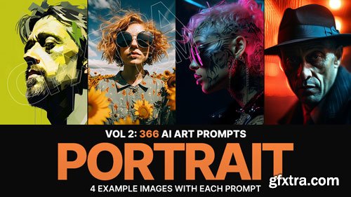 366 Midjourney Prompts for Portraits: Vol2