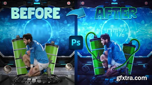 Gigi Zakaidze - Khvicha Kvaratskhelia - Photoshop Tutorial