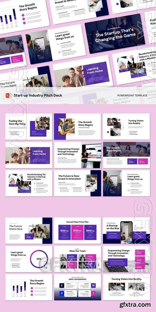 Start-up Industry Pitch Deck PowerPoint, Keynote and Google Slides Template Start-up Industry Pitch Deck PowerPoint, Keynote and Google Slides Template