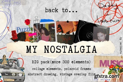CreativeMarket - MIXED MEDIA SET my NOSTALGIA - 14481259