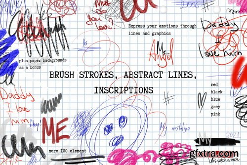 CreativeMarket - MIXED MEDIA SET my NOSTALGIA - 14481259