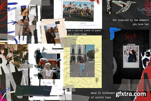 CreativeMarket - MIXED MEDIA SET my NOSTALGIA - 14481259