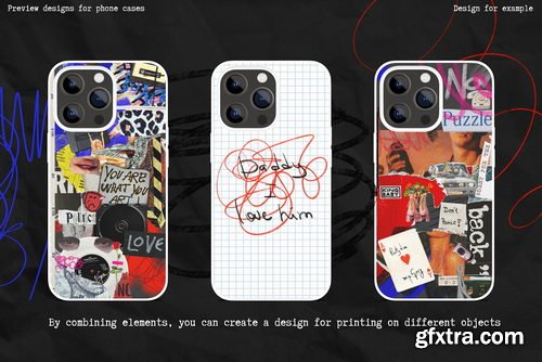 CreativeMarket - MIXED MEDIA SET my NOSTALGIA - 14481259