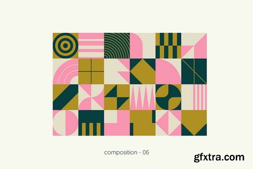 CreativeMarket - Duotone Geo Shapes - 91743062