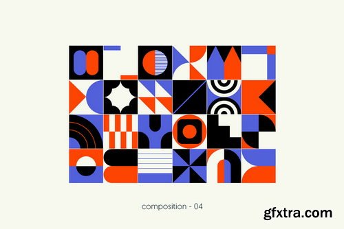 CreativeMarket - Duotone Geo Shapes - 91743062