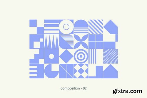 CreativeMarket - Duotone Geo Shapes - 91743062