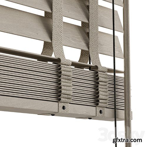 3dsky Pro - Wooden blinds for the attic window