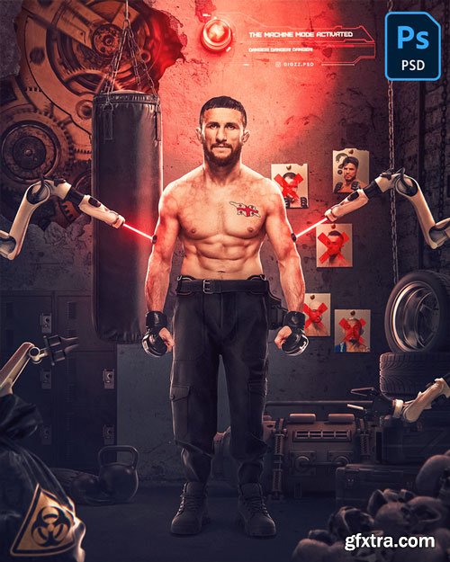 Gigi Zakaidze - Merab Dvalishvili - Machine Mode - PSD File