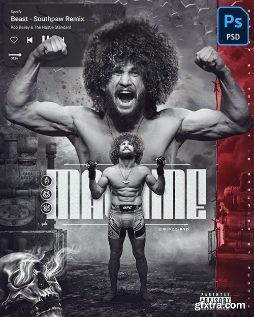 Gigi Zakaidze - Merab Dvalishvili - Mortal Kombat - PSD File