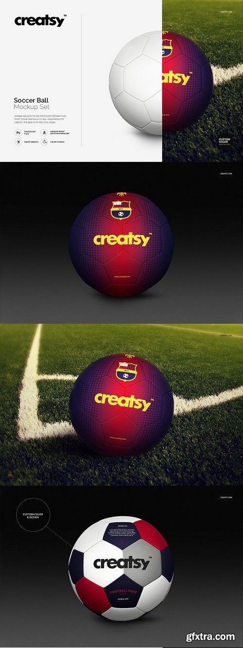 CM - Soccer Ball Mockup Set 1327170
