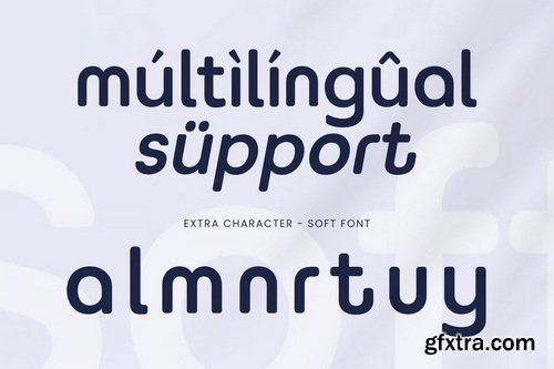 Soft - Modern Rounded Font