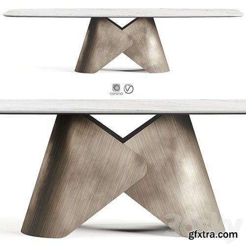 3dsky Pro - Cattelan Scott 2023 Ceramic Table
