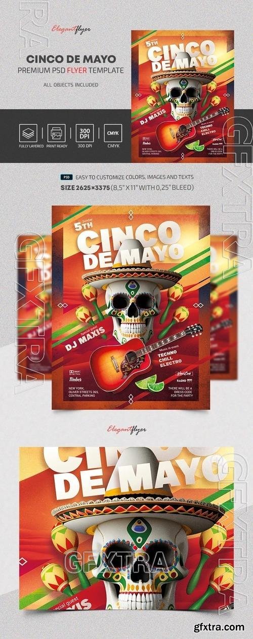 Cinco de Mayo - Premium Flyer template (PSD) Cinco de Mayo - Premium Flyer template (PSD)